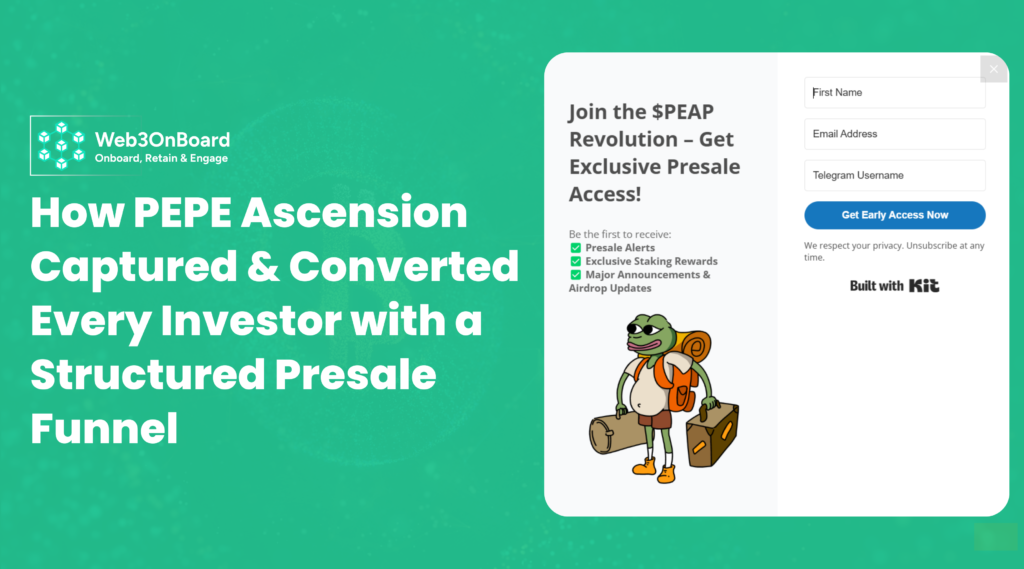 How PEPE Ascension Captured & Converted Every Investor with a Structured Presale Funnel